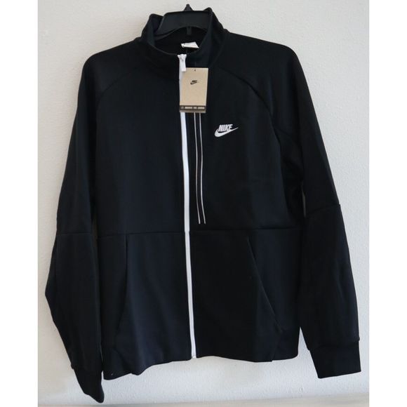 Nike DA0003 010 Men's Sz XL Black/White Sportswear N98 Tribute Full Zip Jacket - Picture 1 of 8